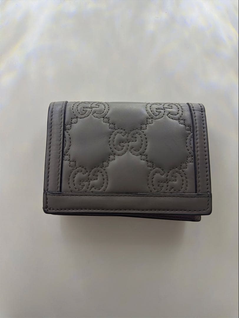 GUCCI GGマトラッセ カードケースウォレット 二つ折り財布