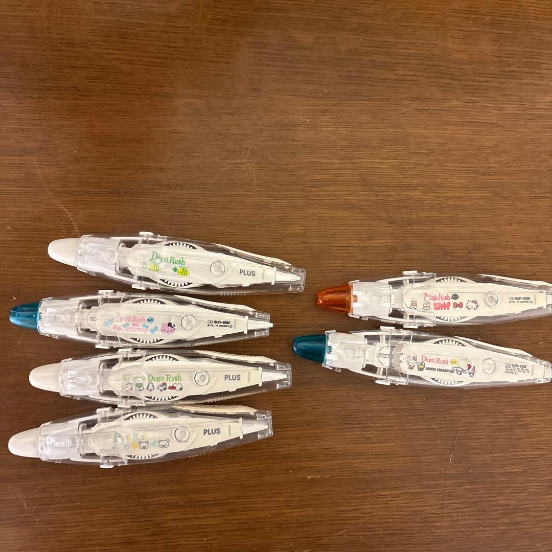 デコレーションテープ デコラッシュ テープ 6本セット サンリオキャラクター