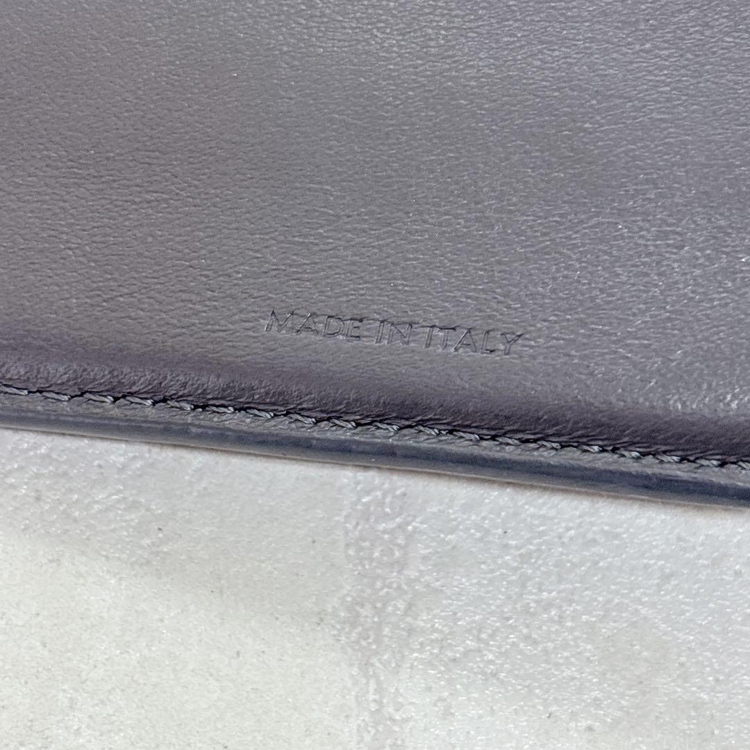 美品✨CELINE セリーヌ 折財布 スモールストラップウォレット グレー 箱付