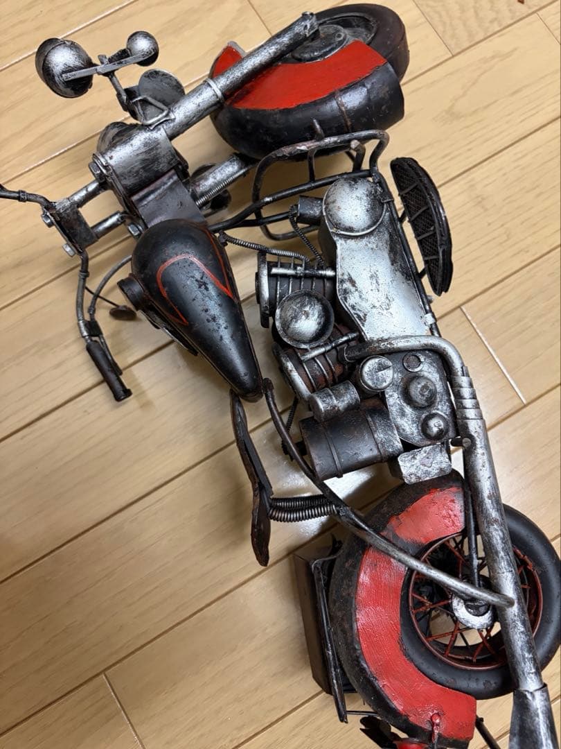 特大 アメリカンバイク ハーレー ブリキ おもちゃ