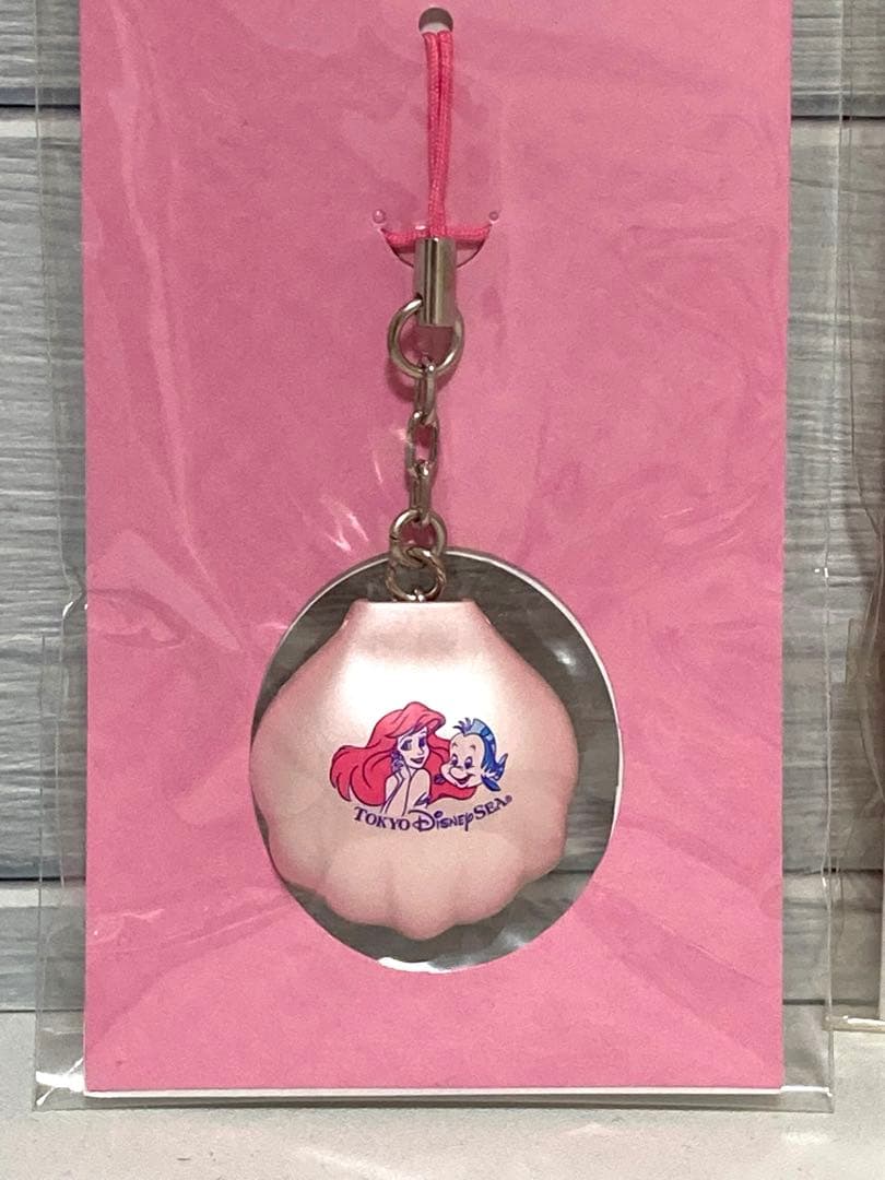 ディズニー　アリエル　レトロ　パークフード　ストラップ　チャーム