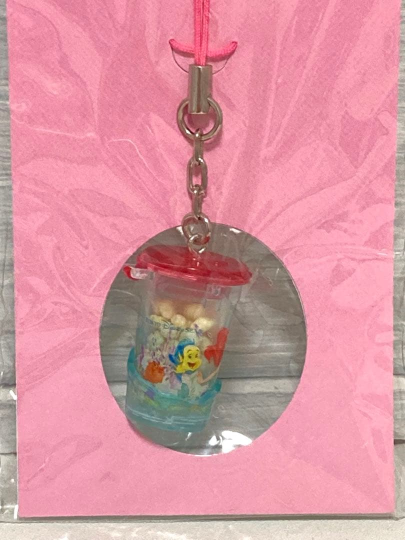ディズニー　アリエル　レトロ　パークフード　ストラップ　チャーム