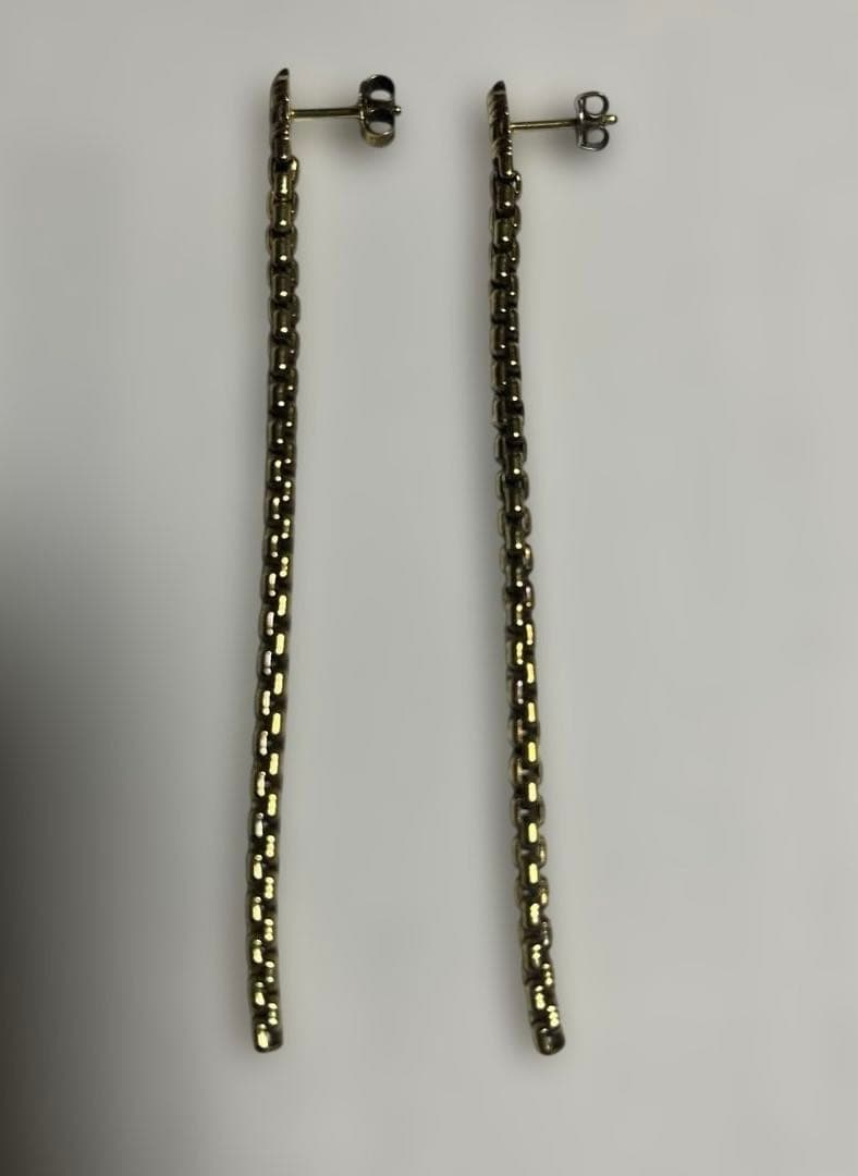 TOMWOOD ゴールドチェーンピアス トムウッド