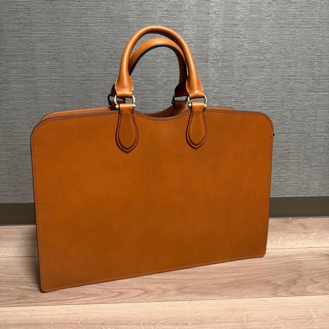 土屋鞄 マグナス レザートートバッグ(茶色)