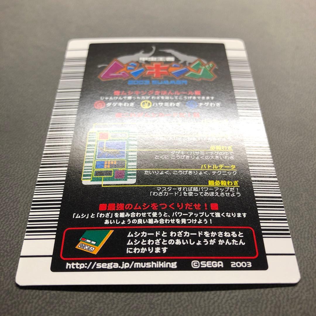 K*K様 ムシキング 2003春 初期 アクティオンゾウカブト 学名黒 ARS