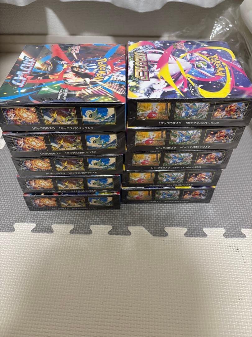 ポケモンカードメガシンフォニア5BOX メガブレイブ5BOXシュリンク付