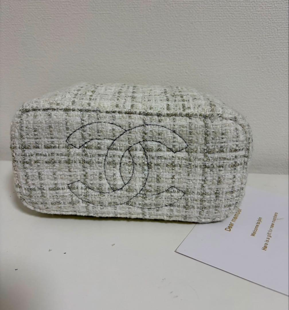 VIP限定　非売品 ツイードショルダーバッグBOX付　ホワイト