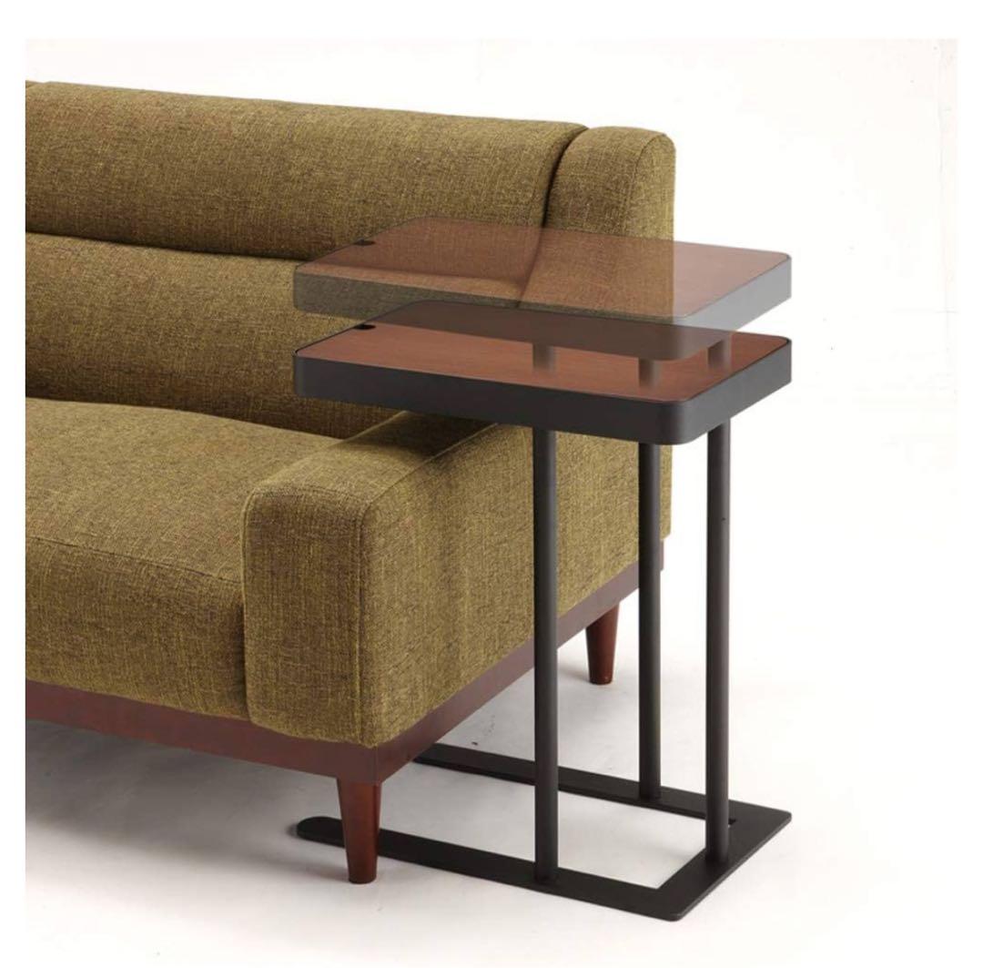 あずま工芸　ノエルサイドテーブル収納つき