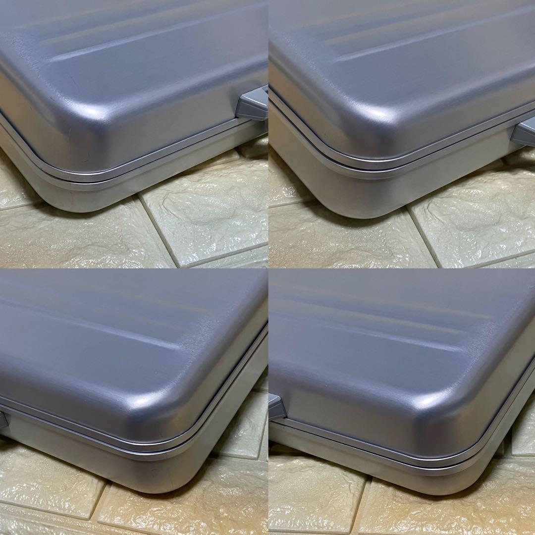 美品 ゼロハリバートン スリム アタッシュケース アルミケース ビジネス バッグ