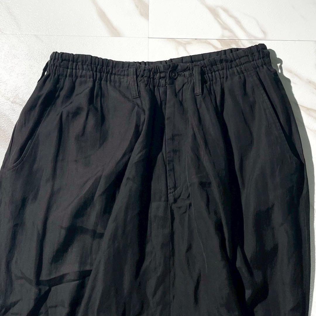 極美品 19SS⭐️ヨウジヤマモトプールオム サルエルパンツ ウエストゴム 3