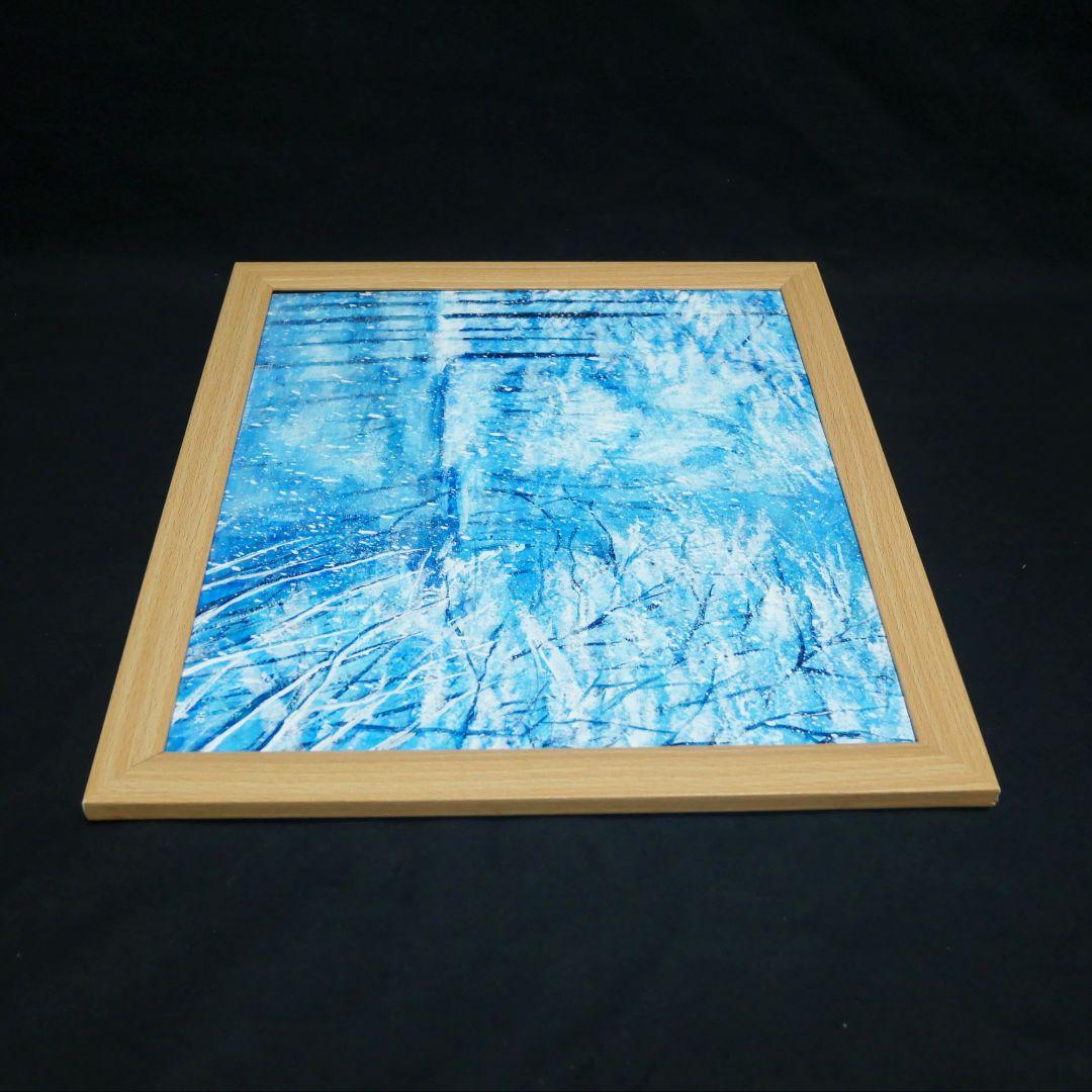 油絵 油彩 油彩画 絵 絵画【白銀の世界】