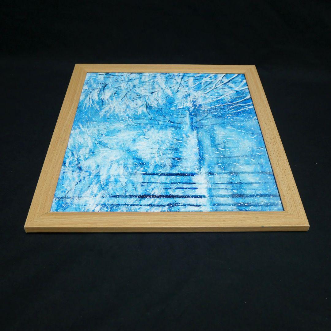 油絵 油彩 油彩画 絵 絵画【白銀の世界】