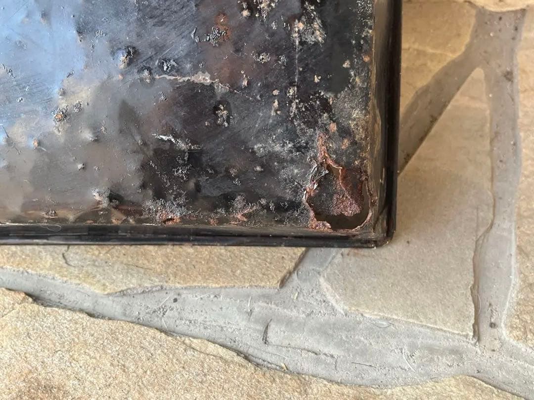 ☆値下げ☆フランスアンティーク　アイアン製ホワイトペイントの傘立て