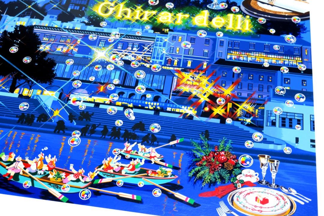 【ヒロ・ヤマガタ】　二人の星　　シルクスクリーンシート　　山形博導　　額装可