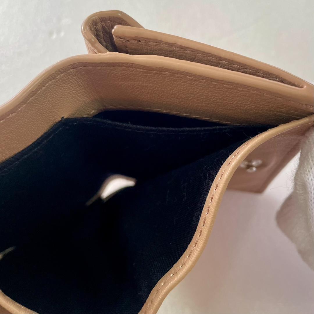 BALENCIAGA バレンシアガ　 三つ折り財布　ペーパーウォレット　ブラウン