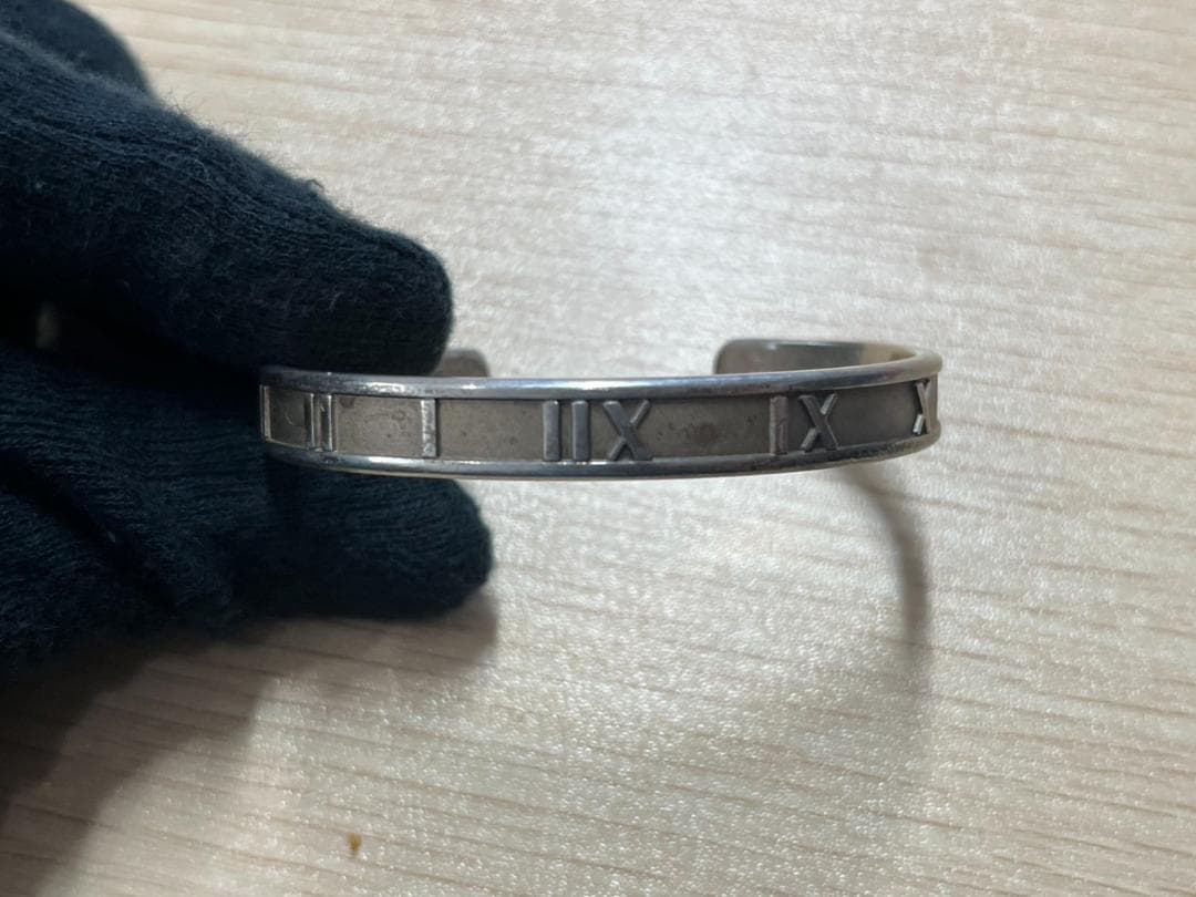 ティファニー アトラス シルバーバングル ヴィンテージ 約14.5㎝ 中古品