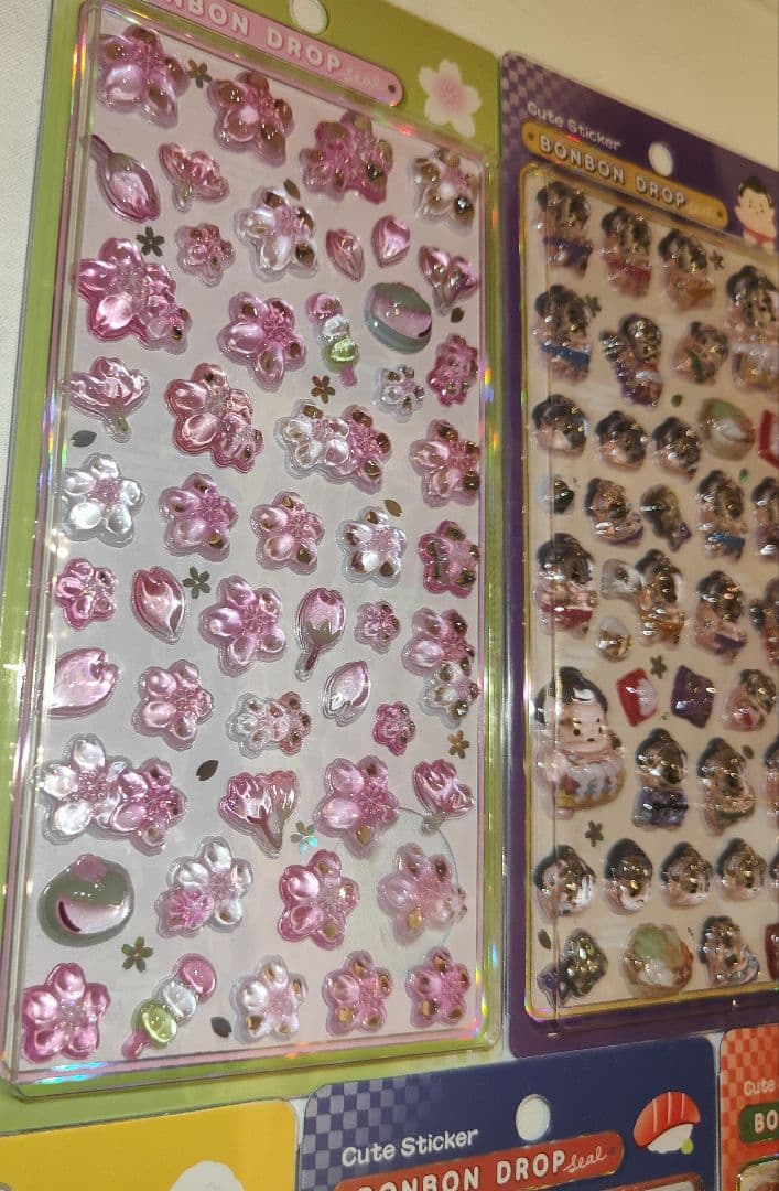 正規品 和柄 ボンボンドロップシール 5種類セット