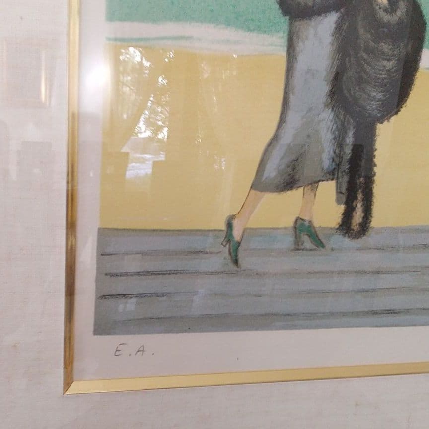 カシニョールのリトグラフ