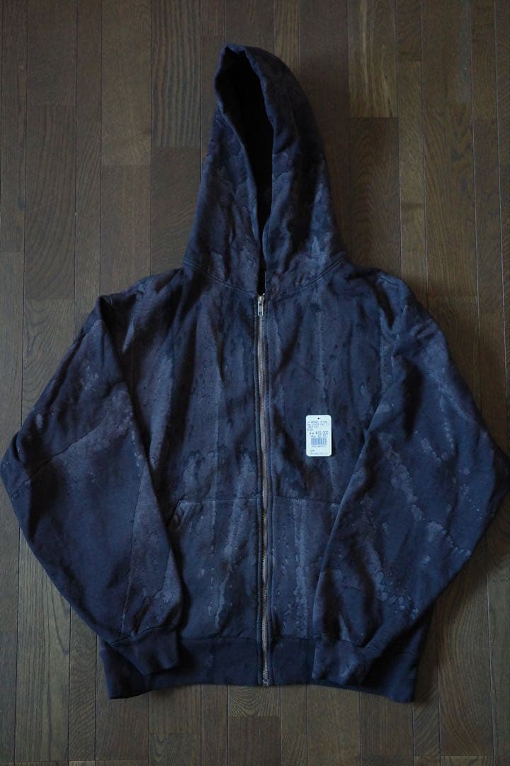 ロサンゼルスアパレル ドリップダイ 14オンス ヘビーフリース ジップフーディー