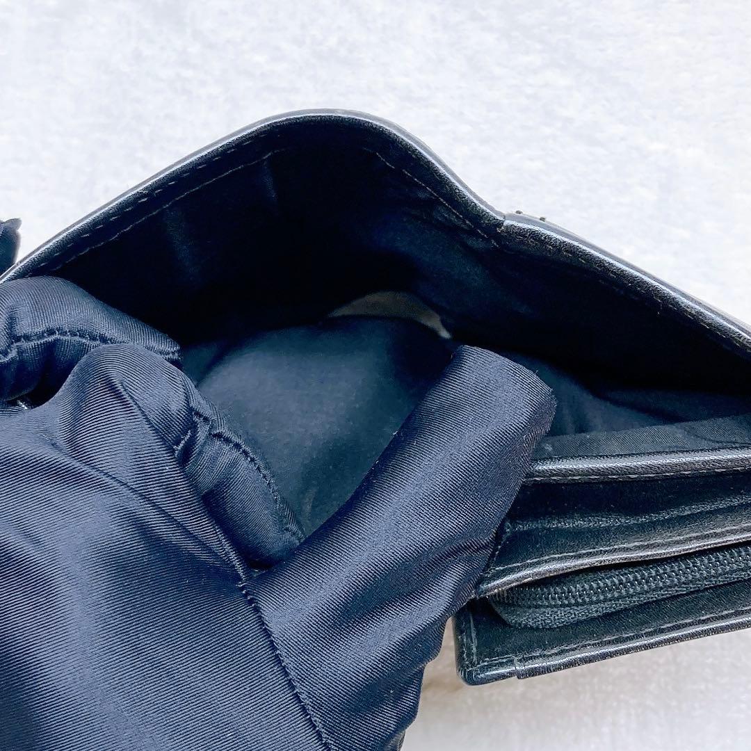 小物 Coach Compact Wallet Soho Black leather