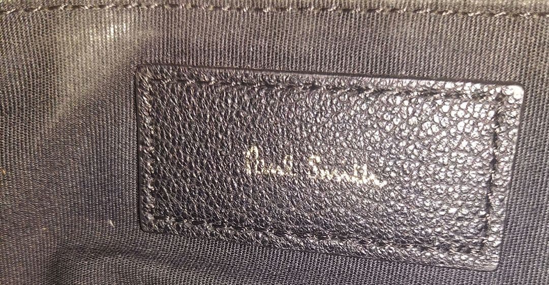 ポールスミス 3way　ビジネスバック シグネチャー　ジップストライプ　ブラック