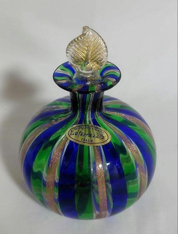 【新品未使用／美品】 ベネチアンガラス MURANO 香水瓶　ムラノ