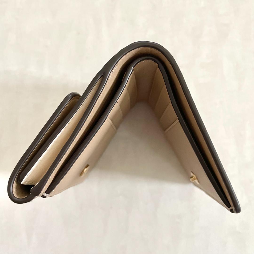 コーチ 財布 折り財布 二つ折り ウォレット 小銭入れ レディース 白 ベージュ