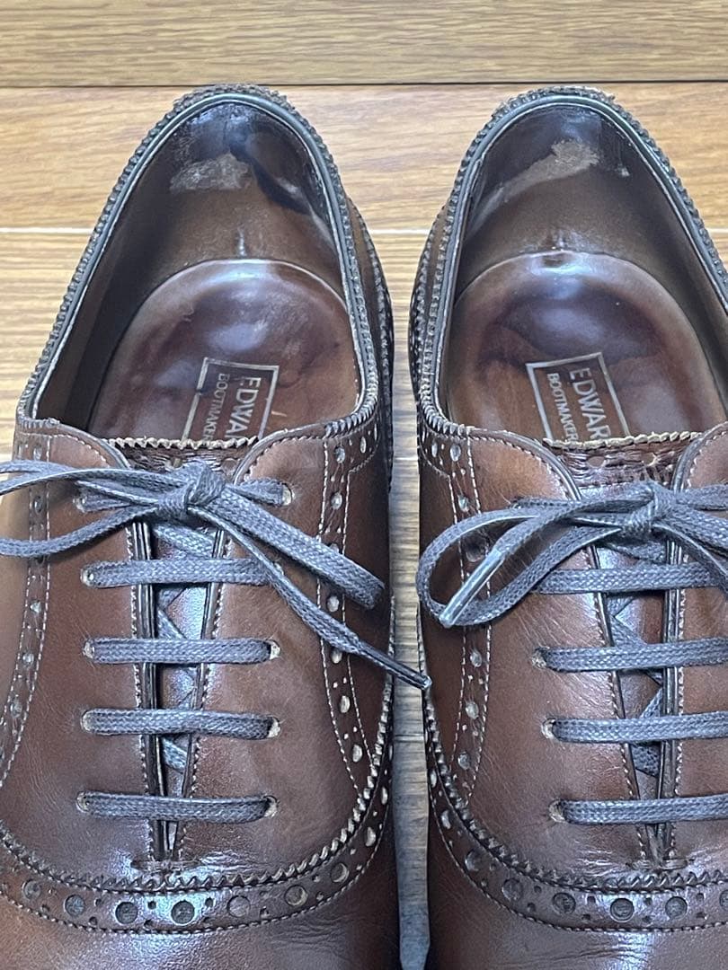 【美品】エドワードグリーン 金枠旧ロゴ ガドガン 5.5E 202ラスト