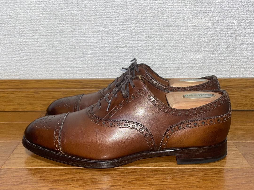 【美品】エドワードグリーン 金枠旧ロゴ ガドガン 5.5E 202ラスト