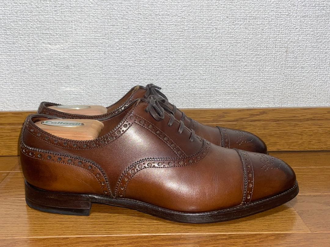 【美品】エドワードグリーン 金枠旧ロゴ ガドガン 5.5E 202ラスト