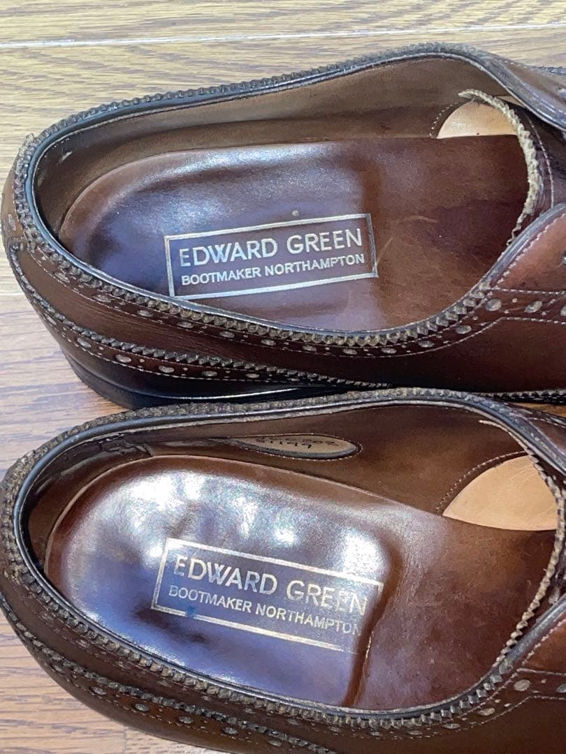 【美品】エドワードグリーン 金枠旧ロゴ ガドガン 5.5E 202ラスト