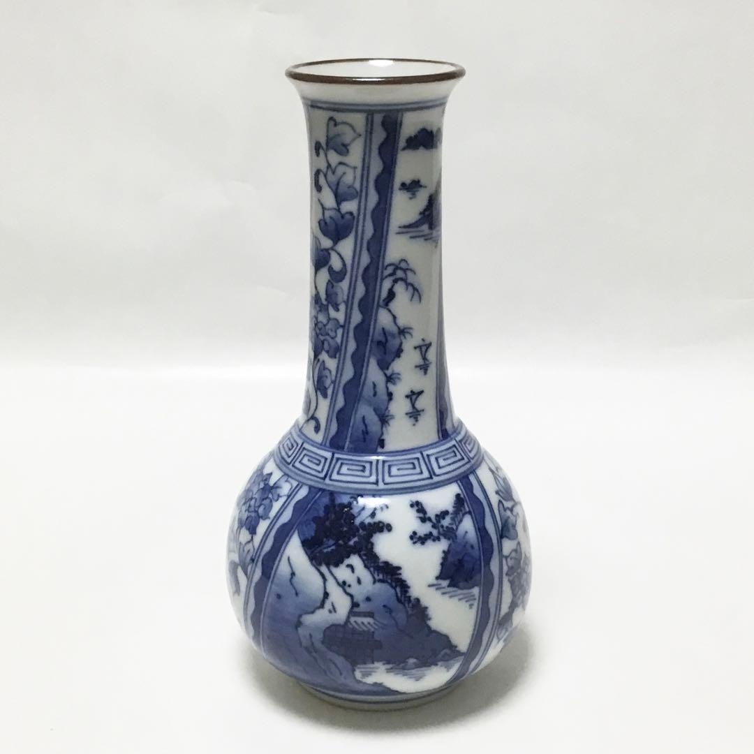 染付皆具 手塚央 茶道具 古物品 木箱入