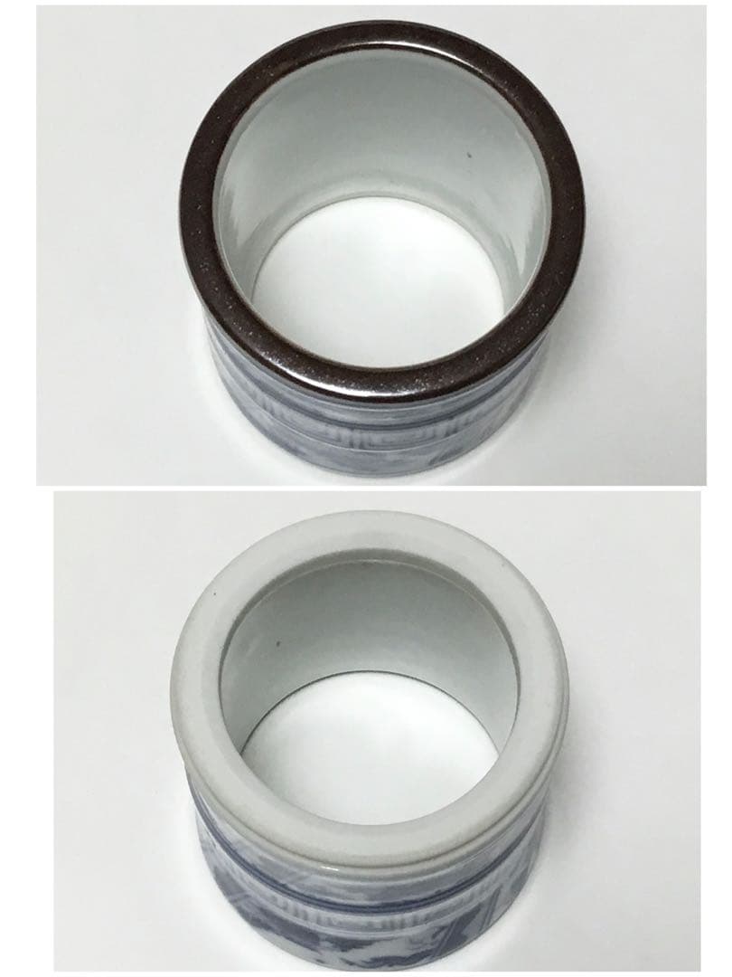 染付皆具 手塚央 茶道具 古物品 木箱入