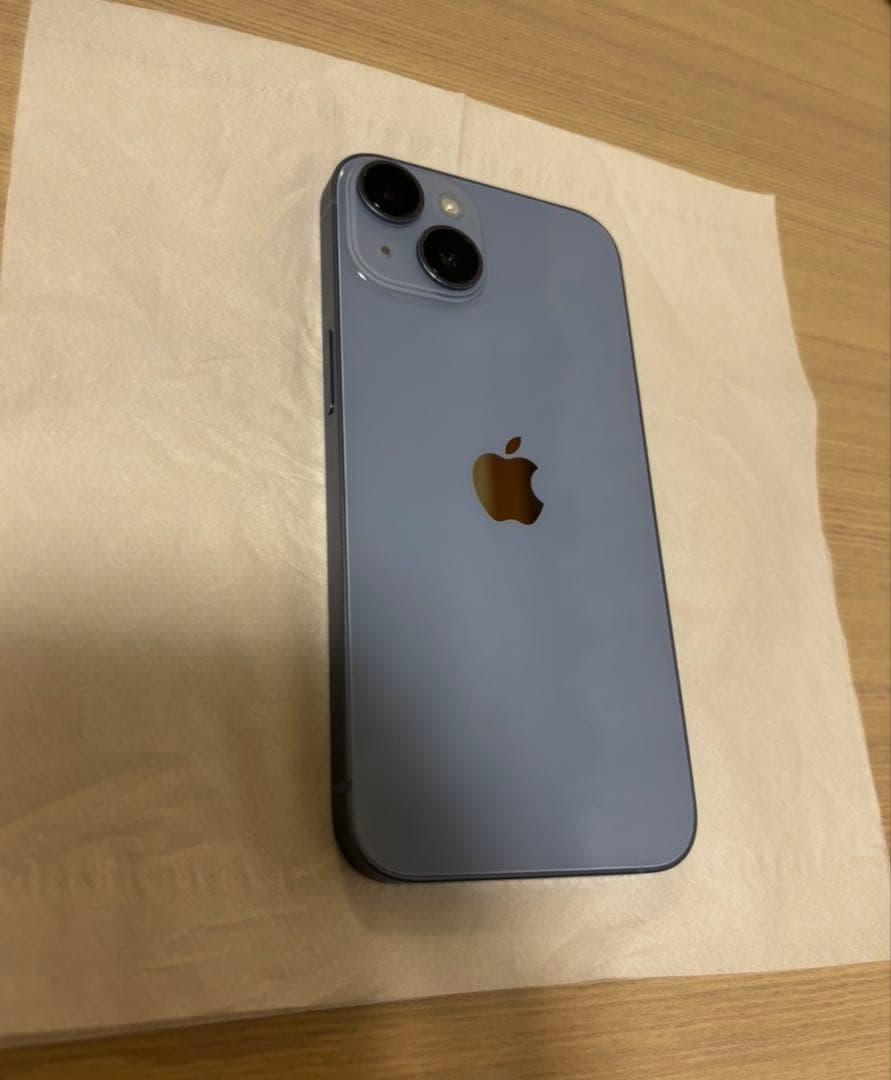 【中古品】Apple iPhone 14 ブルー 128GB 本体