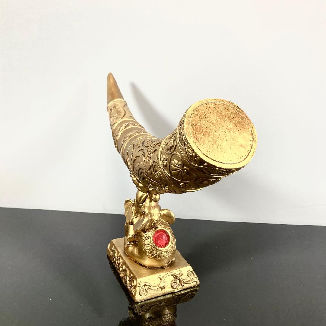 象牙風 置物 金色 アンティーク インテリア 置物 アート オブジェ