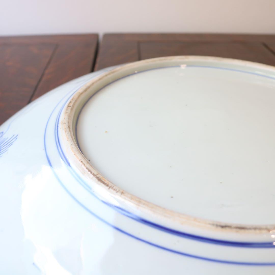 時代　色絵金彩伊万里　葡萄栗鼠図　手毬獅子 大皿 色絵 飾り皿 直径41㎝