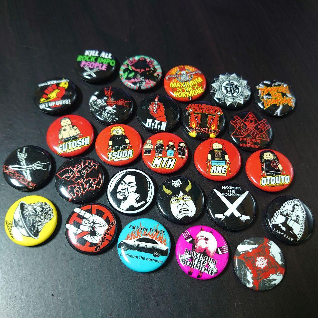 マキシマムザホルモン「ホルモン缶バッヂ 26種セット」