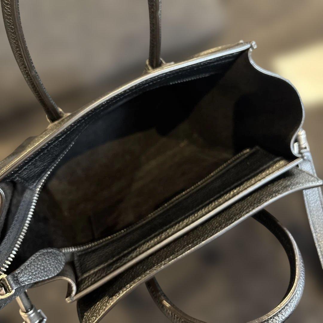 【オークション】CELINE セリーヌ ラゲージナノ ドラムドカーフス