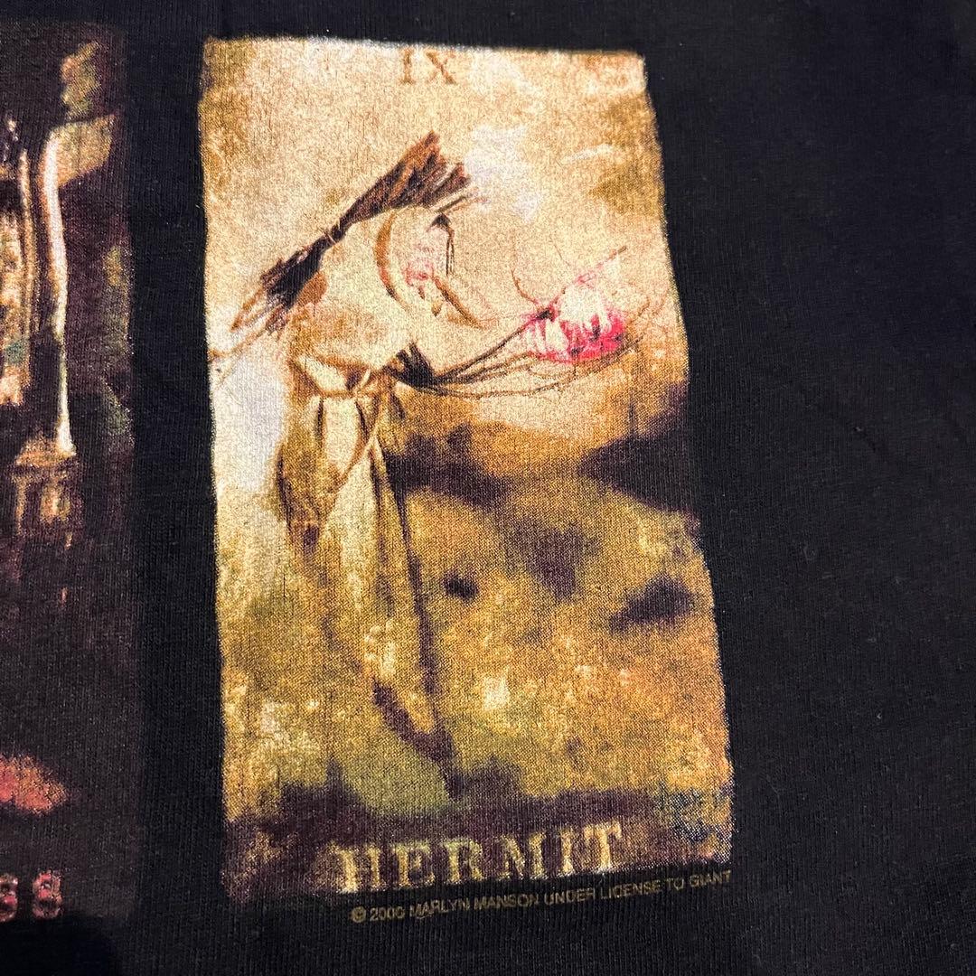 マリリンマンソン Tシャツ HIEROPHANT タロット AAAタグ L