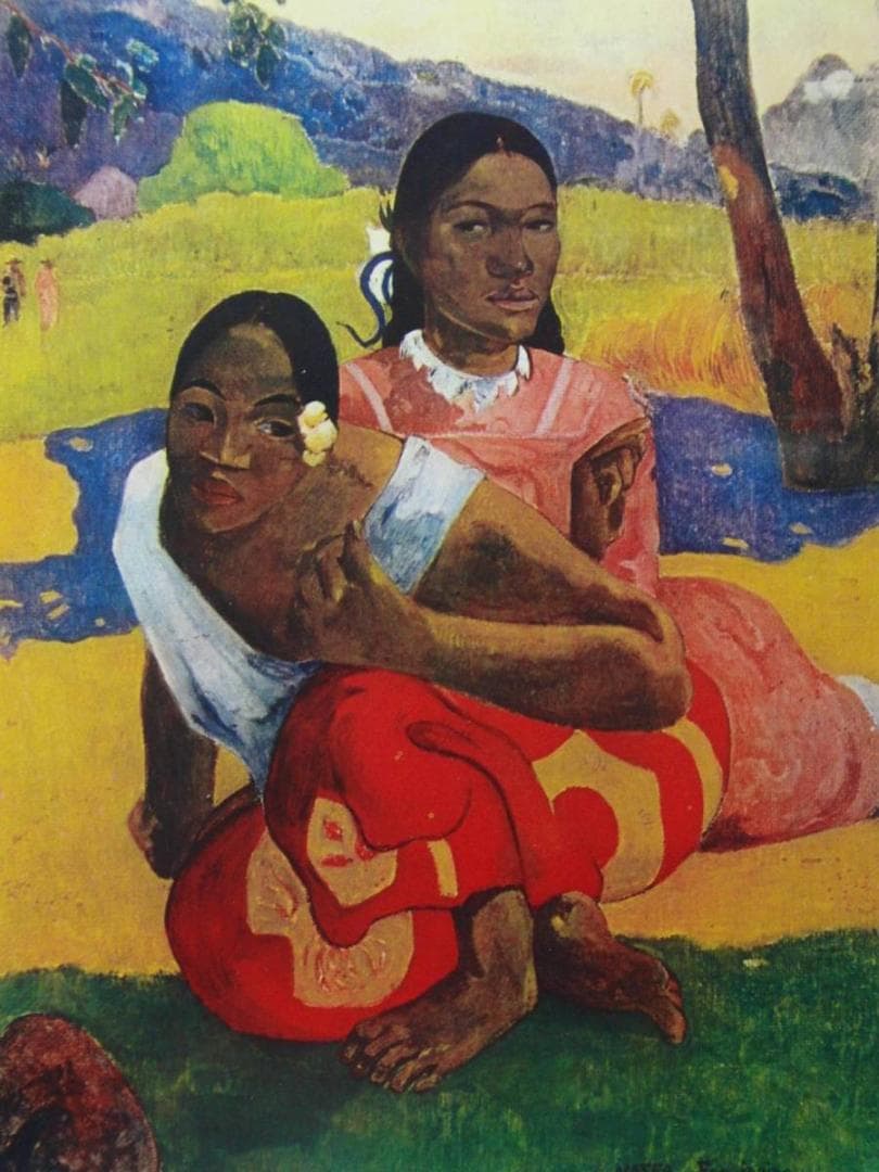 ポール・ゴーギャン、【ナフェア・フォア・イポイポ（いつ嫁ぐのか）】