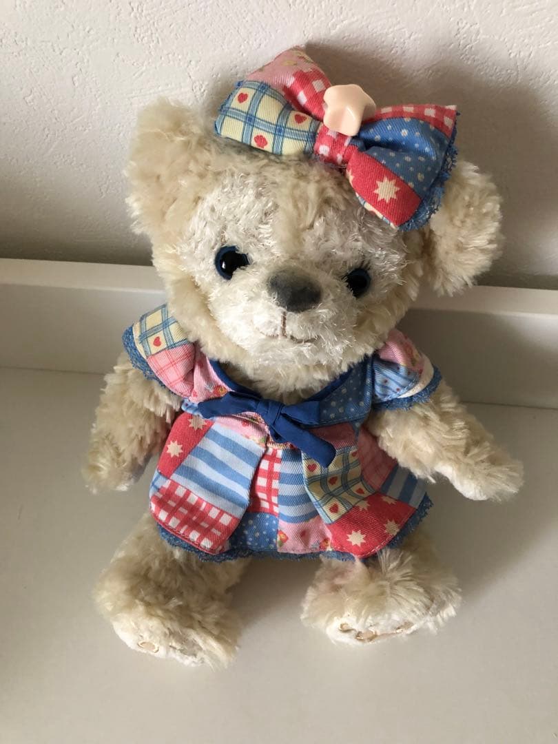 【リメイク】染色 ホワイト❣️シェリーメイ ディズニー ダッフィー　ぬいぐるみ