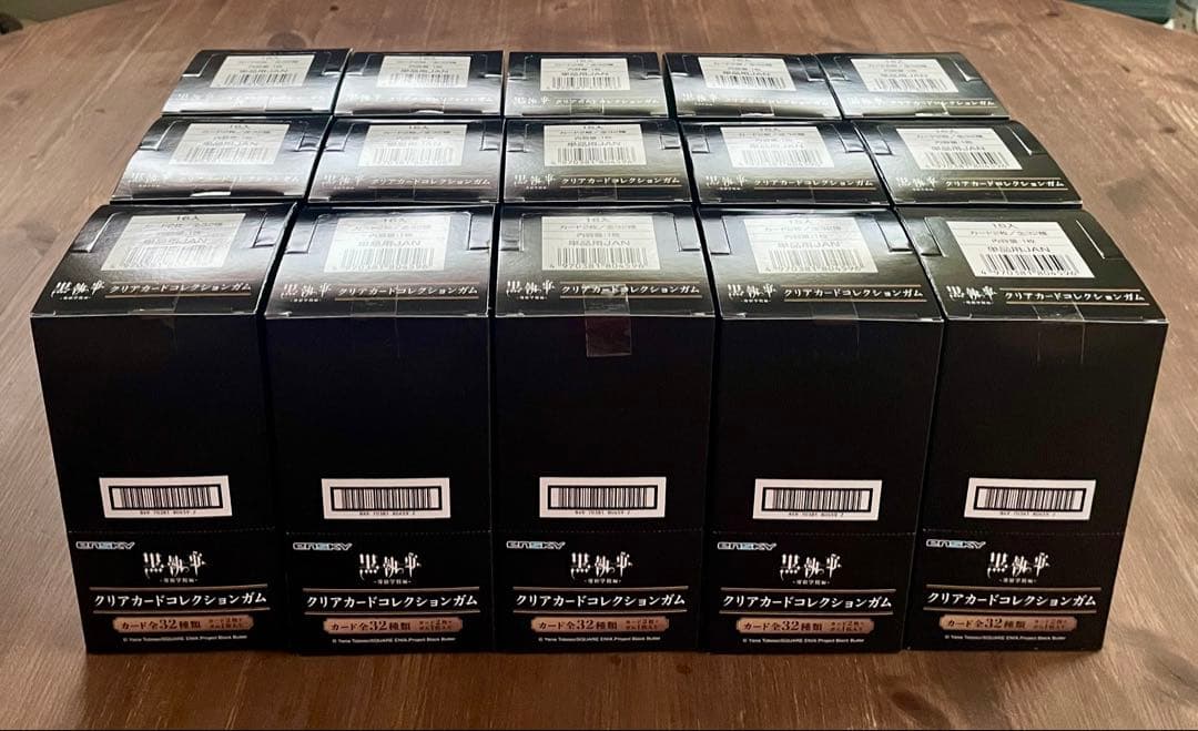 『黒執事-寄宿学校編-』クリアカードコレクションガム 15BOX