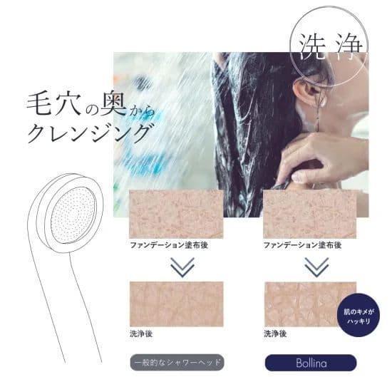ボリーナ リザイア マイクロバブル シャワーヘッド（TK-7150-SL）