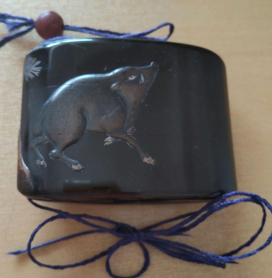 古満 休伯 江戸前期金銀蒔絵印籠