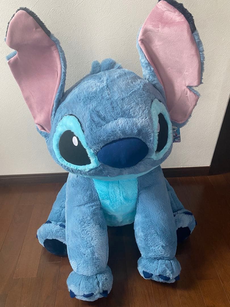 スティッチ コストコ 特大ぬいぐるみ　ブランケット付き　限定