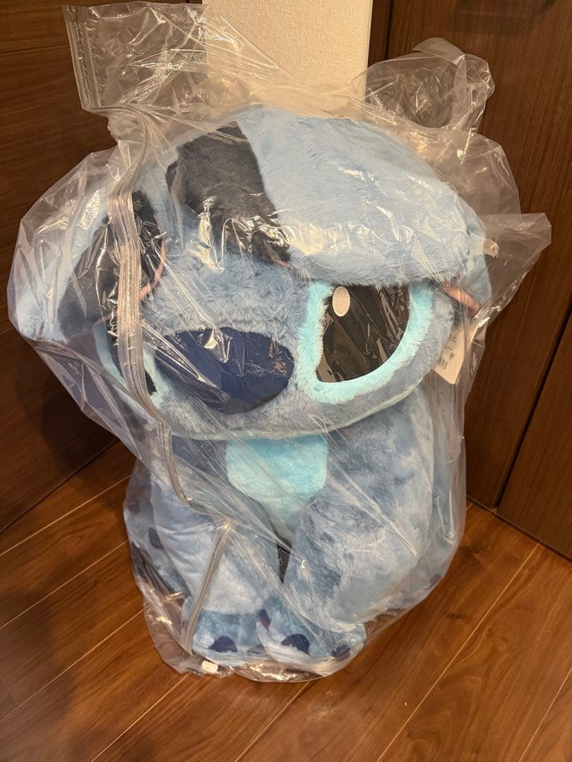 スティッチ コストコ 特大ぬいぐるみ　ブランケット付き　限定