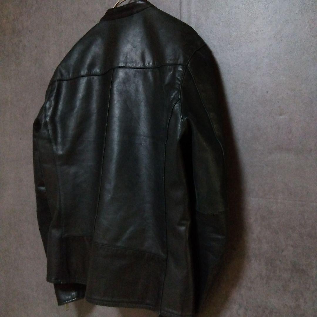 エディフィス 革ジャン 牛革 カウレザー シングルライダース 黒 ブラック