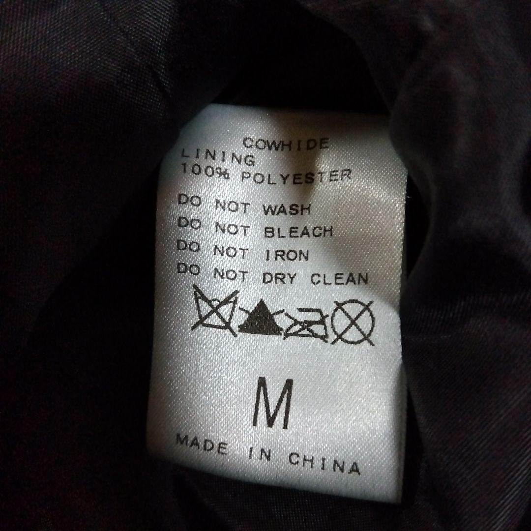 エディフィス 革ジャン 牛革 カウレザー シングルライダース 黒 ブラック