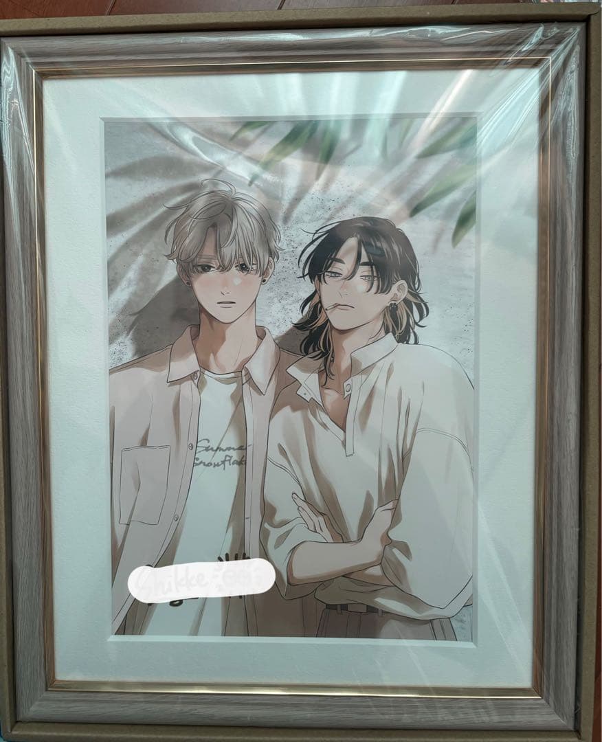 しっけ　ピンクハートジャム　額装高精細デジタルカラー　第1話　扉イラスト