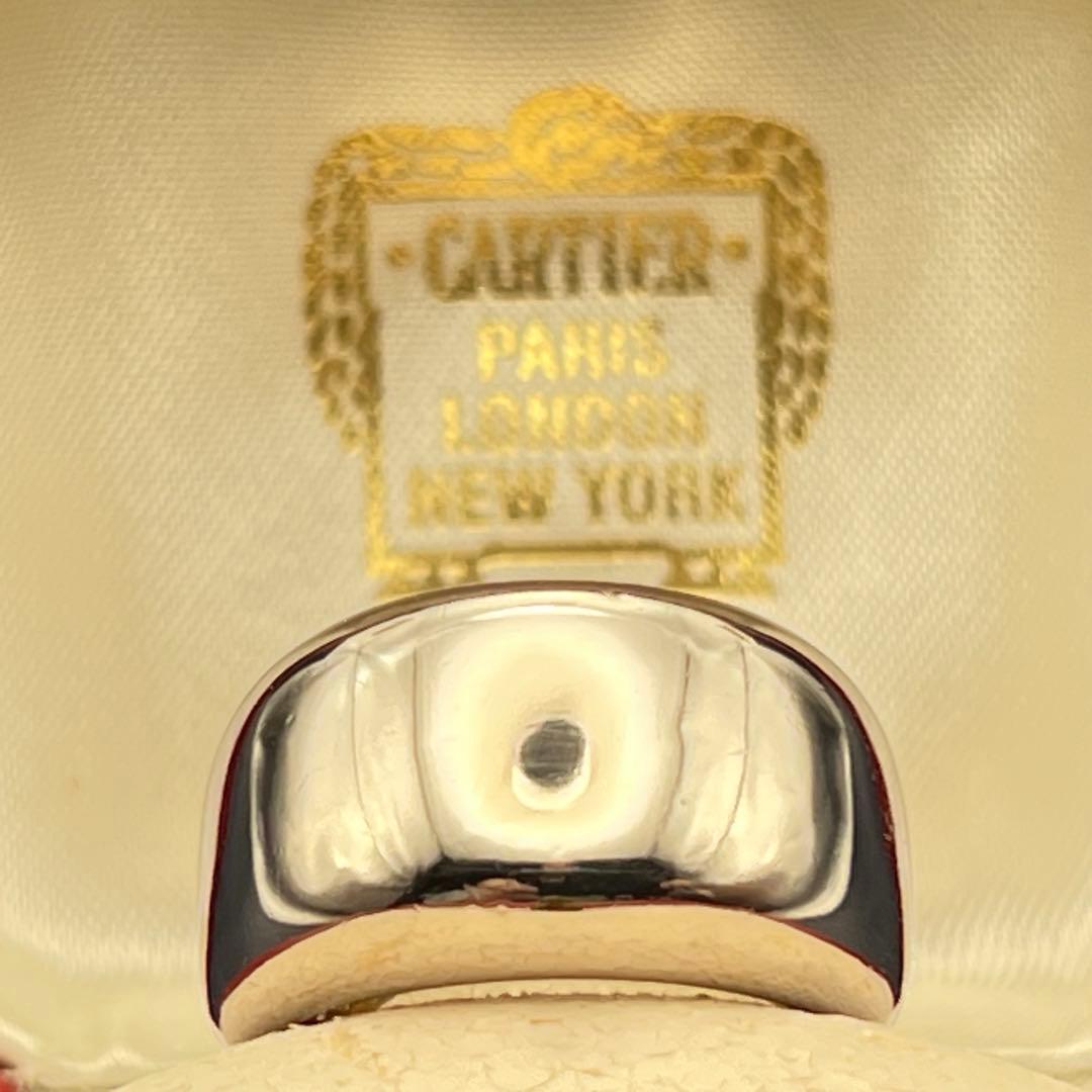 Cartier ヌーベルバーグ57サイズ（17号）K18WG ヘビーリング希少